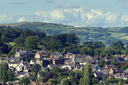 View of Bishops Castle